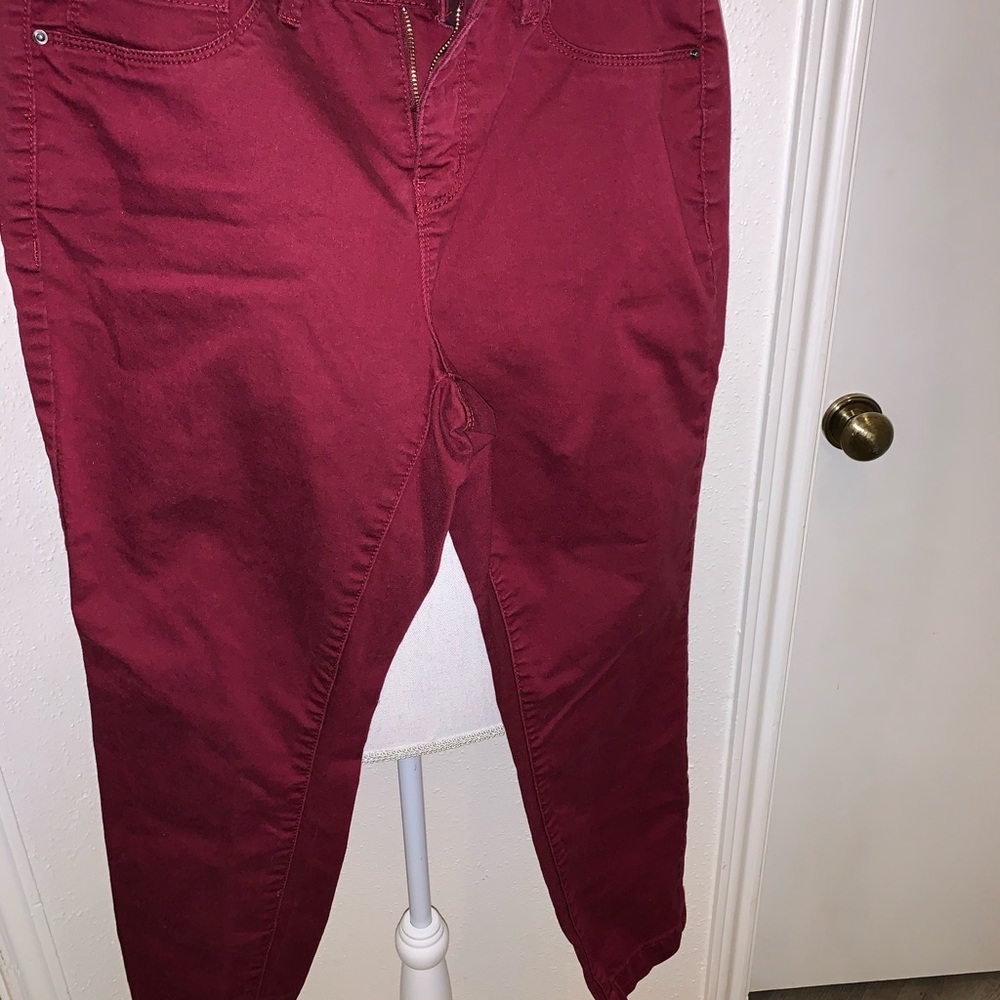 Dark red skinny jean‎ NW